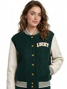 Veste de sport pour femme, tendance printemps, personnalisée, brodée, coupe-vent, épaisse, pour l'hiver - Product Image 5