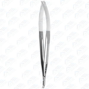 Soporte de aguja Barraquer Soporte de aguja recto o curvo Instrumentos de cirugía dental y plástica de alta calidad Acero inoxidable - Product Image 4