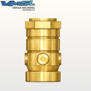 หัวควบคุมระยะไกล – ชิ้นส่วนทองเหลืองขึ้นรูปด้วยความแม่นยำสูง พร้อมการขัดเงาแบบกระจก - Product Image 2