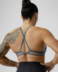 Women's Seamless Racerback Sports <b>Bra</b> Scoop <b>Neck</b> Solid Color Medium Support Breathable Fitness Wear Cheap Price 2026 Wholesale - Product Image 2