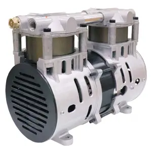 Kompresor udara UN-120P-OXY, 1/2HP AC bebas minyak kompresor udara medis tidak berisik tipe Piston untuk alat pernapasan