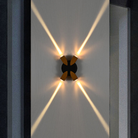 Applique murale LED étanche IP65 en aluminium pour couloir, lampes murales extérieures étanches, applique murale décorative LED pour jardin extérieur