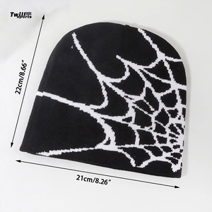 หมวกบีนนี่อะคริลิคสำหรับฤดูหนาวปี 2026 แบบ unisex  หมวกไหมพรมอุ่นๆ ดีไซน์ตัวอักษรแฟชั่น ลายตาราง สไตล์สำหรับผู้ใหญ่ สำหรับกิจกรรมกลางแจ้ง TWILL-SPORTS พร้อมกระดุม - Product Image 6