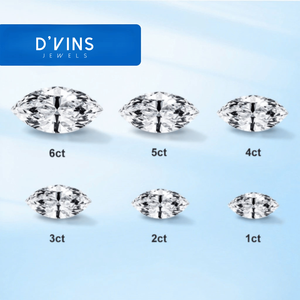 Diamant de laboratoire cultivé D'vins Jewels avec certificat IGI, 1ct, 2ct, 3ct, 4ct, 5ct, couleur D, couleur E, taille Marquise - Product Image 2