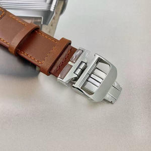Luxury Fine Steel <b>Case</b> Sapphire Square Small Second Hand Reversible Water-Resistant Automatic Mechanical <b>Watch</b> - Product Image 5