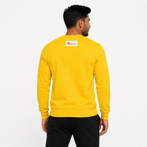 Sudaderas Básicas Minimalistas para Hombre, Suaves, de Mezcla de Algodón y Felpa, Cuello Redondo, Manga Larga, Forro Polar para Invierno, Secado Rápido, Transpirables - Product Image 4