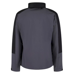 Veste coupe-vent d'extérieur, veste softshell avec doublure en polaire, acceptation du logo du client, vêtements de sport OEM avec fermeture éclair rapide - Product Image 4