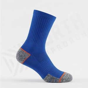 Blue Crew <b>Running</b> <b>Socks</b> Breathable Moisture Wicking Polyester Spandex Adult Summer Athletic Sports <b>Socks</b> - Product Image 3