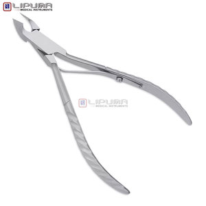 Coupe-cuticules à pointes courbées, manche ergonomique, confortable, pour le soin des ongles, coupe-cuticules et coupe-ongles - Product Image 4