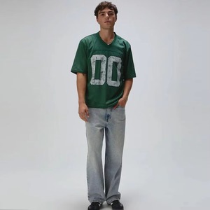 Camiseta de Alta Calidad, 220 g/m², 100% Algodón, Cuello en V, Manga Regular, Estilo Urbano, Antiarrugas, Secado Rápido, Transpirable - Product Image 4