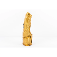 Gants de MMA UFC professionnels en cuir PU légers, sur mesure, demi-doigts, unisexes, pour adultes, pour le kickboxing et le grappling, fermeture à boucle.