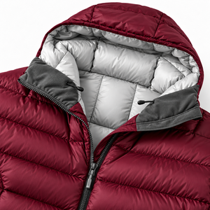 Veste d'hiver matelassée en polyester coupe-vent pour homme avec logo personnalisé ODM, capuche, poches zippées, style décontracté pour les voyages en plein air - Product Image 4