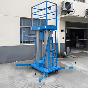 Cột đơn và cột dọc đôi Nâng Nền tảng Nâng Thủy Lực Hợp kim nhôm 100-300kg nền tảng làm việc trên không 6M-14m - Product Image 1