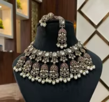Conjunto de Collar y Aretes de Moissanita Chapados en Oro de Latón de la Mejor Calidad, Glamorosos, para Regalo, Bodas, Fiestas, Colección para Mujeres y Niñas - Product Image 2