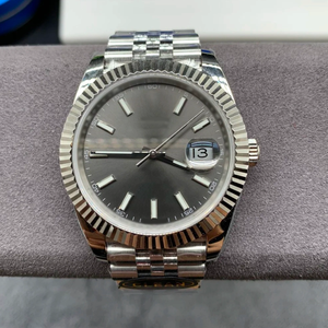 Reloj casual mecánico de lujo JP SK C Factory Gray 904L 3235 con calendario y movimiento automático de 41 mm/31 mm 2236 para parejas - Product Image 3