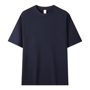 เสื้อยืดคอกลมโอเวอร์ไซส์ สีพื้น ผ้าฝ้ายฟอก ซักแล้ว ใส่สบาย ระบายอากาศได้ดี ผลิตจากผ้าฝ้าย 100% เป็นมิตรต่อสิ่งแวดล้อม  รับสกรีนโลโก้ด้านหน้า คุณภาพสูง ขายส่ง - Product Image 4