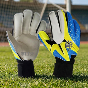 Gants de gardien de but de football professionnels respirants de qualité supérieure avec protection des doigts en latex allemand - Product Image 6