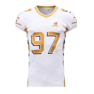 Jersey de Fútbol Americano Personalizado de Alta Calidad con Costuras Resistentes, Tejido Transpirable y Absorbente de Humedad, Diseño Ecológico - Product Image 1