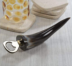 Abridor de Botellas de Cuerno Natural Hecho a Mano, Estilo Vikingo Único, Herramienta de Bar Ecológica, Regalo Perfecto para Cerveza y Bebidas, Parte de Conjuntos de Bar - Product Image 3