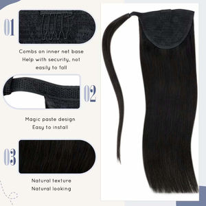 100% Extensions de queues de cheval de cheveux humains vietnamiens naturels bruts alignés sur les cuticules personnaliser toutes les couleurs et tous les styles - Product Image 5