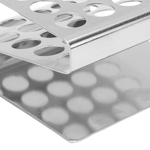Estante para Tubos de Ensayo de Acero Inoxidable de 25 Puestos en Forma de Z para Laboratorio - Product Image 5
