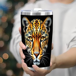 Stainless Steel Tumbler 20oz Double Wall <b>Insulated</b> Outdoor Camping Hiking <b>Cup</b> Windproof Travel Mug - Product Image 3