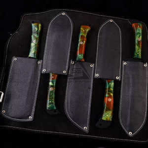 Best Selling High Quality Handmade Damascus Chef <b>Knives</b> <b>Set</b> Wood Handles 67-Layer Damascus Steel Durable <b>Sharp</b> Wholesale Price - Product Image 5
