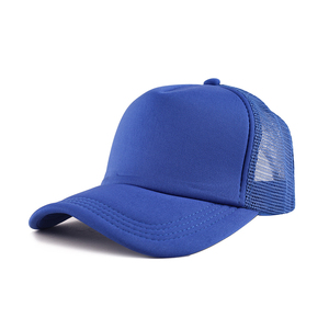 OEM Sport Custom Logo Curved Brim Mesh Foam Trucker Cap Hat - Product Image 4