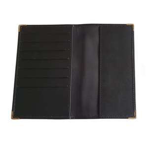 Cartera negra de cuero PU para hombre, nueva tarjetero, tarjetero personalizable con múltiples bolsillos para tarjetas, bloqueo RFID - Product Image 2