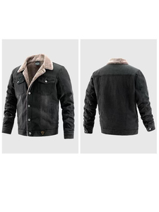 Meilleure Vente en Gros : Blouson en Jean Décontracté et Chaud pour Hommes, Coupe Slim, Style Japonais, pour Adolescents et Garçons - Product Image 4