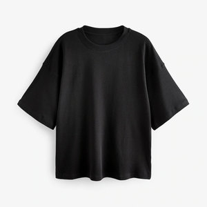 Camiseta Holgada de Verano para Mujer con Logotipo Personalizado, 100% Algodón Canvas, Transpirable, de Alta Calidad para Venta en Línea - Product Image 1