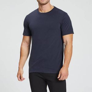 T-shirt en coton coupe classique pour homme, uni, décontracté, respirant, vente en gros, ODM, OEM, étiquetage personnalisé - Product Image 1