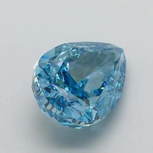 Gema Suelta Azul y Blanca de Lujo para Joyería Fina Personalizada, Diamante Cultivado en Laboratorio de 1.00 Quilates con Corte Pera, Certificado IGI - Product Image 2