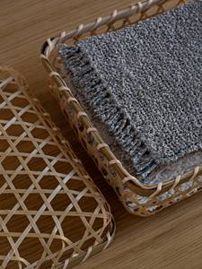 Open Weave Lidded Bamboo Basket Handmade Natural Storage Basket Woven Organizer Box for Home <b>Kitchen</b> <b>Pantry</b> Decoration Supplier - Product Image 6