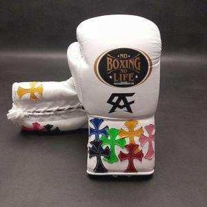 Nuevo Modelo de Guantes de Boxeo Personalizados con Diseño Multicolor y Cordones, Sin Boxeo No Hay Vida, Guantes Profesionales Hechos a Mano CP-BG-146 - Product Image 6