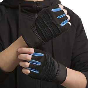 Top High Quality Breathable Half-Finger Workout Cycling <b>Gloves</b> Customized Sports Fingerless <b>Gloves</b> - Product Image 2