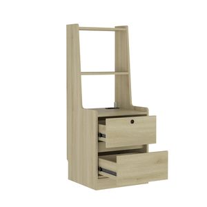 Comodino Moderno Intelligente con Stazione di Ricarica e Luce Notturna, Tavolino Libreria da Comodino - Product Image 6