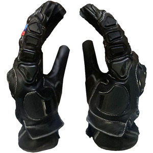 Gants de course en cuir à doigts complets avec protection de la paume, fermeture auto-agrippante, antidérapants pour la conduite en extérieur, universels pour homme, toutes saisons, MOTOCROSS - Product Image 3