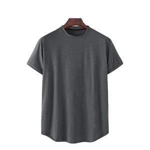 เสื้อยืดผ้าฝ้าย100% ลำลองสำหรับผู้ชายเสื้อยืดพิมพ์ลายทรงหลวมน้ำหนักมากแบบออกแบบได้ตามต้องการ - Product Image 3