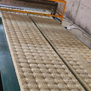 Tablero de lana de roca no combustible absorbente de sonido de Vietnam 100kg/m3 Acabado suave Aislamiento de lana de roca mineral ignífugo - Product Image 4