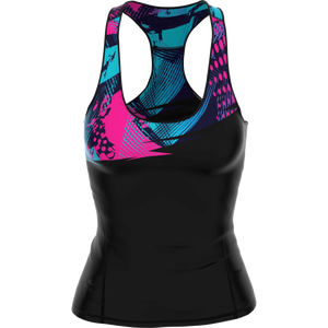 Custom Wholesale OEM Womens Casual Sleeveless Tank <b>Top</b> Breathable Knitted Fitness Wear Polyester <b>Sequined</b> Decoration Vest - Product Image 1