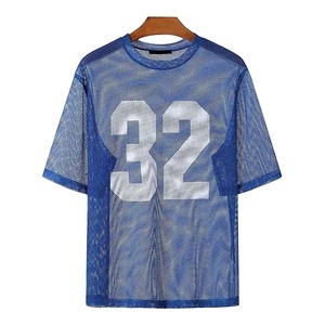 Camiseta de malla extragrande de estilo moderno para hombre, de alta calidad, diseño premium y precio bajo. - Product Image 1