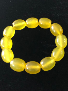 Pulseras de cuentas de resina hechas a mano a la moda, patrones de bolas de expresiones creativas para la elegancia diaria, accesorio listo para fiestas - Product Image 4