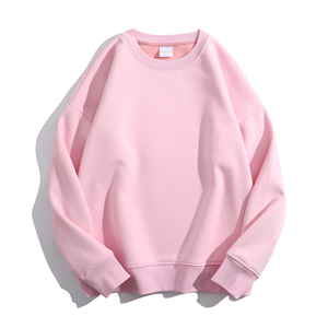 เสื้อสเวตเตอร์ถักคุณภาพสูงสำหรับผู้ชาย ขายส่ง แบบ OEM ทรงไหล่ตก คอกลม เสื้อสเวตเชิ้ตผู้ชาย สกรีนโลโก้ตามสั่ง - Product Image 3