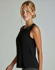 High Quality 5 Pack Women Dry-Fit Tank <b>Top</b> Sleeveless T-Shirt Athletic Workout Gym Shirt - Product Image 5