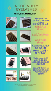NGOC NHU Y EYELASH - Extensiones de Pestañas Naturales Hechas a Mano con Aspecto Húmedo, Tipo Wispy para Cosplay, Puntas de Pelo Humano Premium - Product Image 2