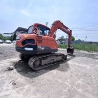 Excavadora Mini Usada DOOSAN DX75 con Motor de 36500W y 0.28m³, Pintura Original, Estado Original, Precio Económico