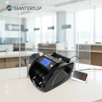 Machine à compter l'argent, détecteur de faux billets, détection multi-devises, billets polymères du Mozambique, IRR, USD, EUR, SYP, IQD, compteur de valeur mixte