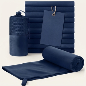 Toalla Deportiva de Microfibra de Secado Rápido con Bolsa con Cordón - Product Image 3