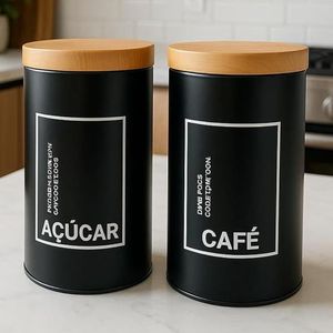 Bocaux de cuisine haut de gamme avec une construction métallique robuste, une finition raffinée et des performances de rangement fiables pour un usage quotidien - Product Image 1